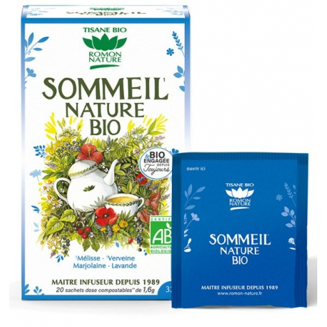 Romon Nature Tisane Sommeil Nature 20 sachets 32g