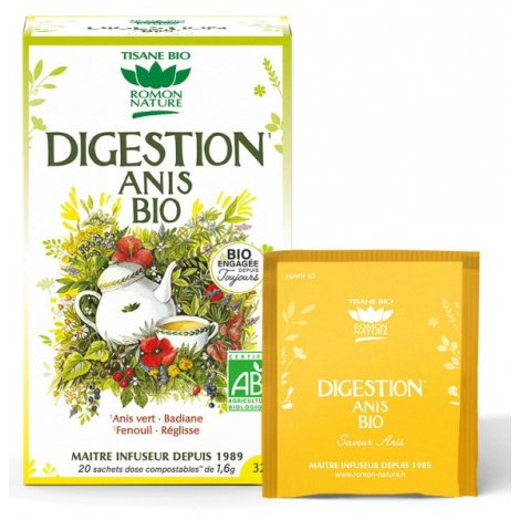 Romon Nature Tisane Digestion Anis 20 sachets 32g Romon Nature