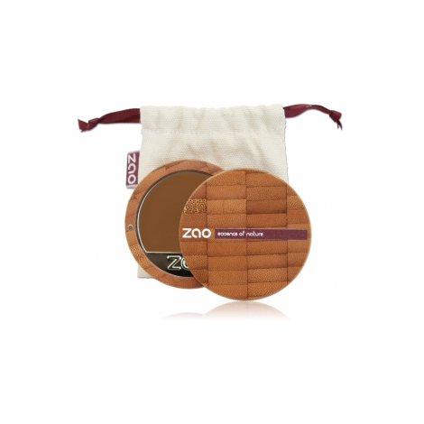 Zao Fond de Teint Compact 741 Moka 7.5g peau très foncée Onaturel