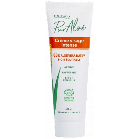 Puraloe Crème hydratante intense Aloé Vera 50ml
