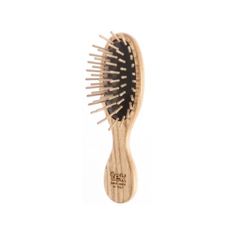 Tek Mini Brosse ovale en Frêne naturel