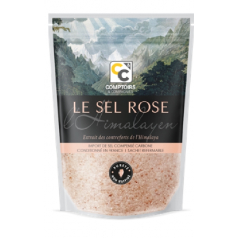 Comptoirs Et Compagnies Sel Rose fin de l'Himalaya sachet 500g Comptoirs Et Compagnies