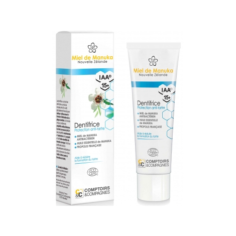 Comptoirs Et Compagnies Dentifrice Anti Tartre Miel de Manuka IAA15 75ml