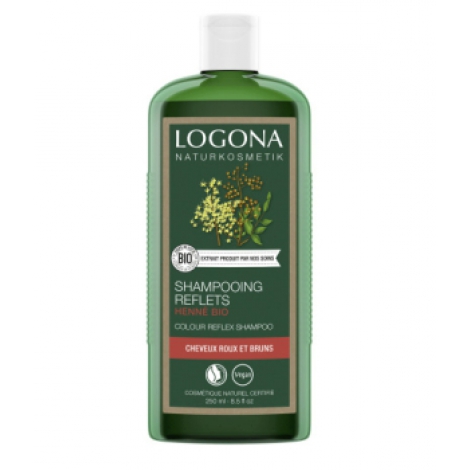 Logona Shampoing reflets henné 250ml Logona
