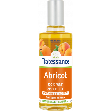 Natessance Huile revitalisante de noyaux d'abricots 50ml