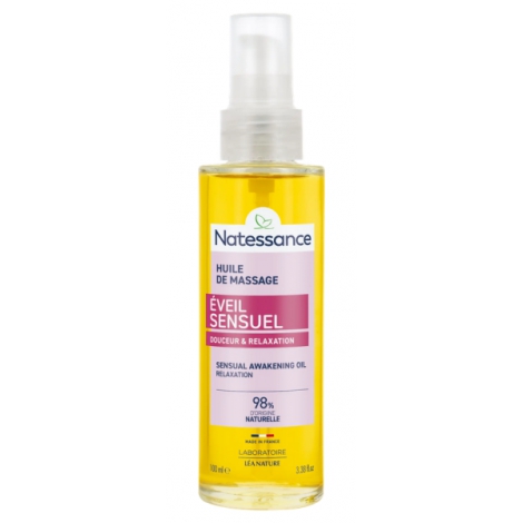 Natessance Huile de Massage Eveil Sensuel 100ml