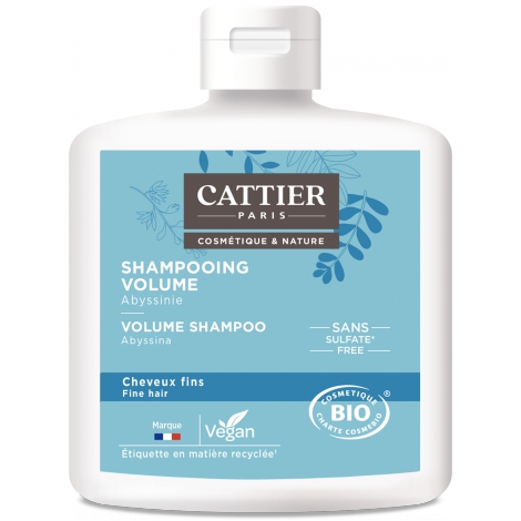 Cattier Shampoing volume sans sulfate 250ml Cattier