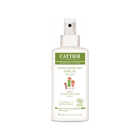 Cattier Spray démêlant familial aloé vera 200ml Cattier