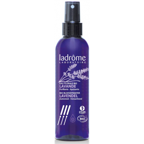 Eau florale de Lavande fine 200ml ladrome propriétés apaisantes Onaturel