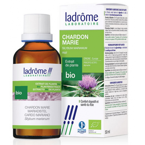 Extrait de Plantes Fraîches Chardon Marie Bio 50ml foie antioxydant cellulaire Onaturel