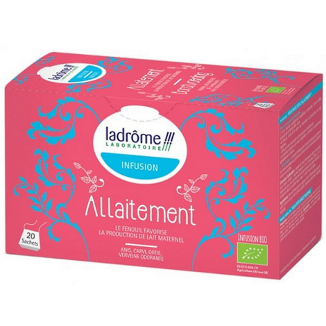 Ladrome Infusion Allaitement bio 20 Sachets Ladrome aide l'allaitement Onaturele l'allataitement 