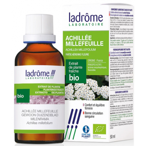 Ladrome Extrait de plantes fraîches Achillée millefeuille bio 50ml