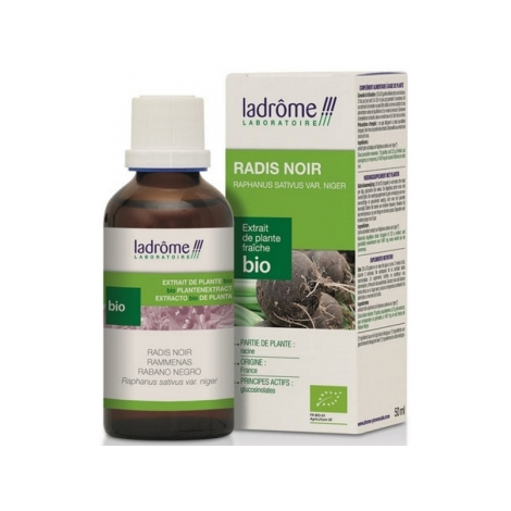 Ladrome Extrait de plantes fraîches Radis noir bio 50ml