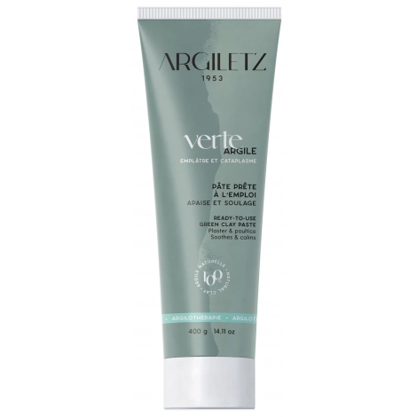 Argiletz Tube de pâte d'argile verte tube de 400g Argiletz