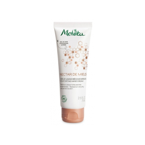 Melvita Crème Mains Réconfortante Nectar de Miels 75ml