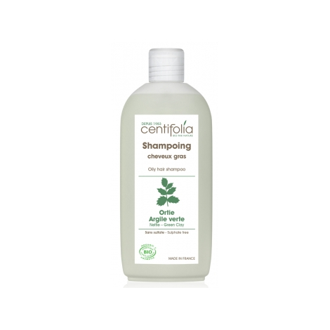Centifolia Shampoing cheveux gras ortie et argile verte 200ml Centifolia