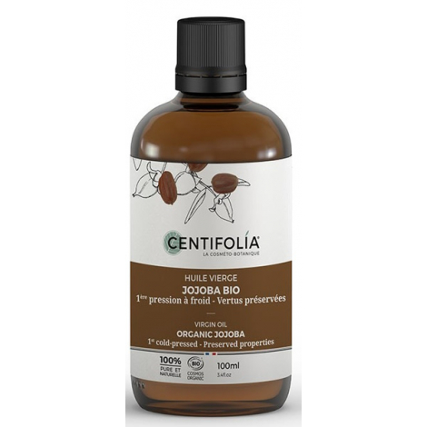 Centifolia Huile Vierge Jojoba Régulatrice Visage Corps Et Cheveux 100ml Centifolia