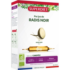 Super Diet Radis Noir Bio 20 ampoules de 10ml Super Diet