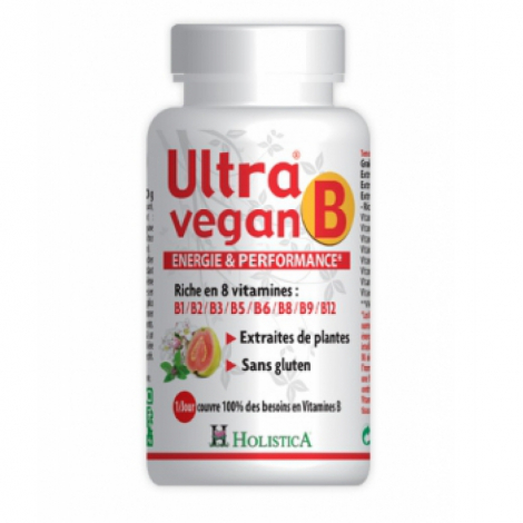 Holistica Ultra Vegan B 30 comprimés Onaturel