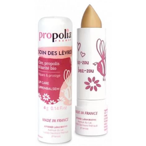 Propolia Baume à Lèvres Propolis, Karité, Cire de Propolis Stick 4ml