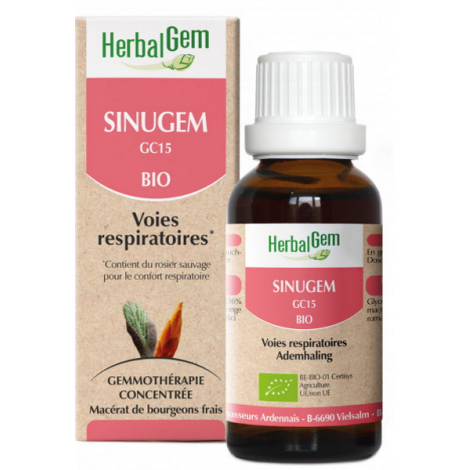 Herbalgem Gemmobase Sinugem Bio Flacon verre 50ml