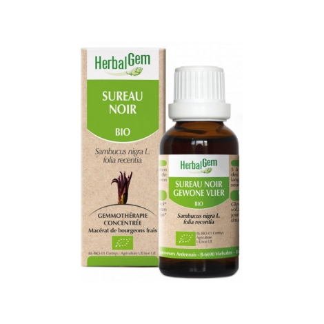 Herbalgem Sureau noir Flacon compte gouttes 50ml Onaturel
