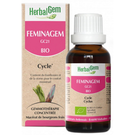 Herbalgem Gemmobase Feminagem Flacon compte gouttes 50ml