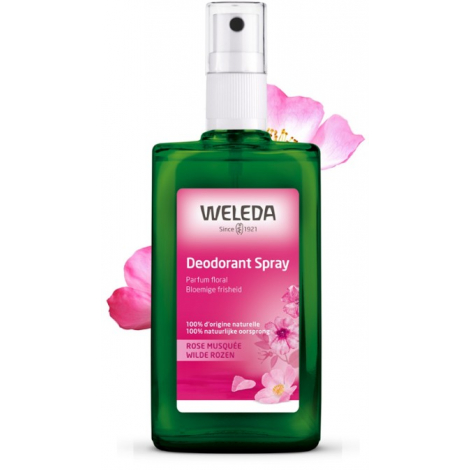 Weleda Déodorant spray Rose de Damas 24h 100ml Weleda