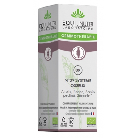 Equi - Nutri système osseux No 09 Bio Flacon compte gouttes 30ml Onaturel