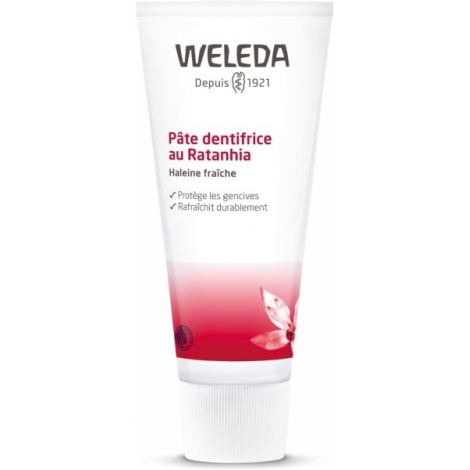 Weleda Pâte dentifrice au Ratanhia 75ml