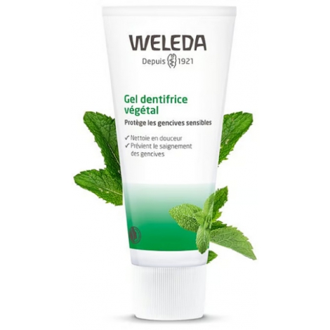 Weleda Gel dentifrice végétal sensibilité gingivale 75ml