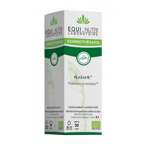 Equi - Nutri Platane bio Flacon compte gouttes 30ml Equi - Nutri