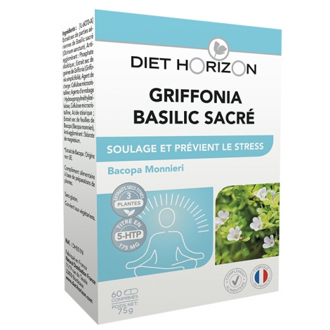 Diet Horizon Griffonia Basilic sacré 60 comprimés Diet Horizon