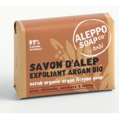 Tade Savon d'Alep Exfoliant Argan Bio 100g