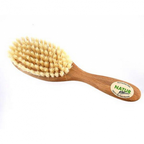 Popolini Brosse pour bébé à poils durs