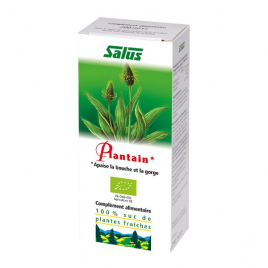 Salus - Suc de plantes Bio plantain - Flacon 200 ml aide respiratoire Onaturel